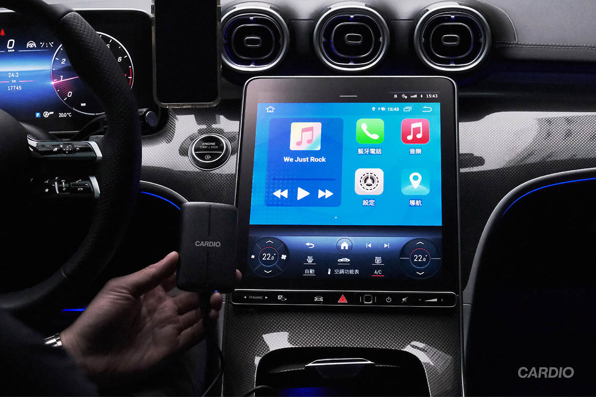 CARDIO 車用安卓盒子,沿用原廠螢幕升級安裝